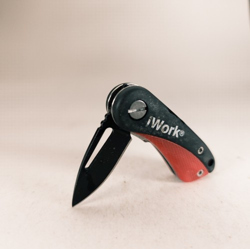Iwork mini folding knife - iwork, red